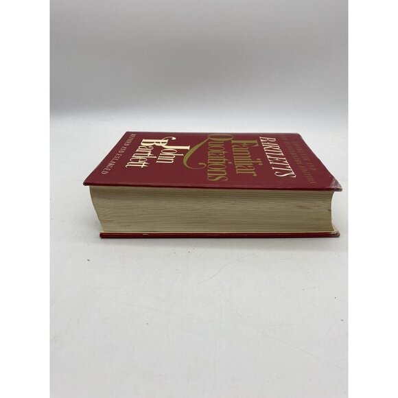 Bartlett's Familiar Quotations 15th and 125th Anniversary Edition 1980 Hardcover - Picture 6 of 16